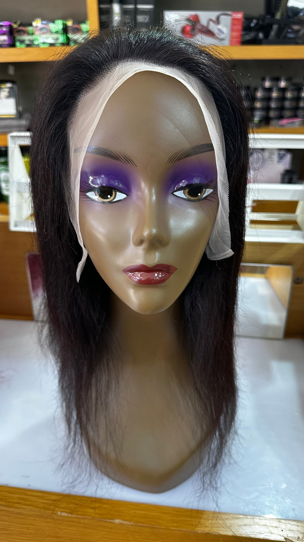 Straight Lace front Human hair wig