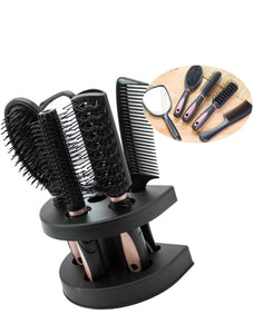 5Pcs Hair Brush and Comb Set for Women and Men