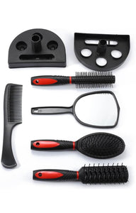 5Pcs Hair Brush and Comb Set for Women and Men