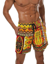 Men's Swim Trunk Afeican Print