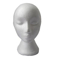 Styrofoam Foam Mannequin Manikin Head