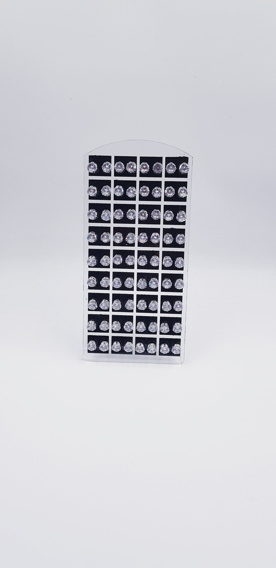 Diamond stud earrings