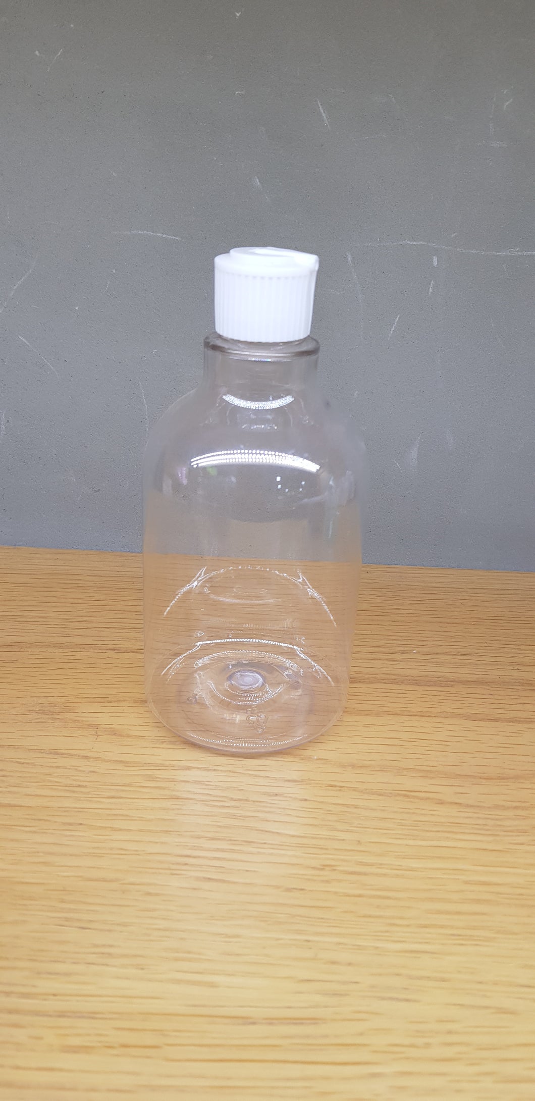 Clear Empty Bottle