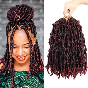 Soft Butterfly Locs Pre Looped Crotchet Hair 12inch, 20 Strands Per Pack