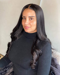 Straight Lace front Human hair wig