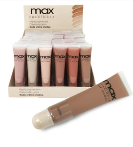 MAX HIGHLY PIGMENTED CREAMY LIP GLOSS - NUDES