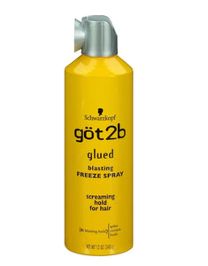 Got2b Glued Blasting Freeze Spray, 12 Ounce