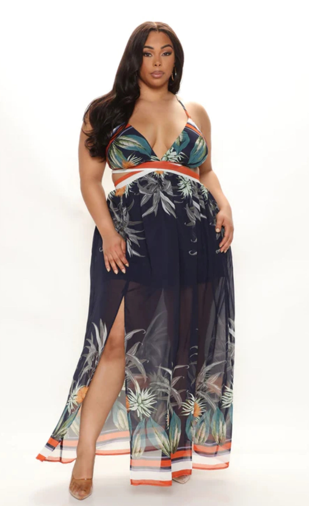 Fashion Nova Sun Maxi Dress Size 1X