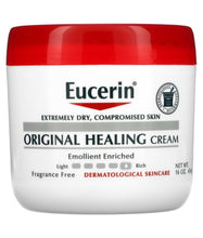 Eucerin Original Healing Cream, Fragrance Free Body Cream for Dry Skin, 16 Oz