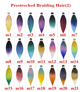 Prestretched Braiding Hair 26inch, 90g per Pack Ombre